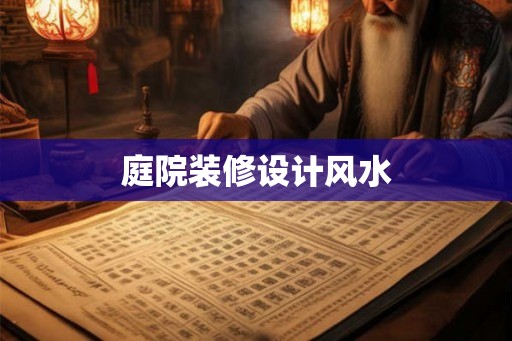 庭院装修设计风水