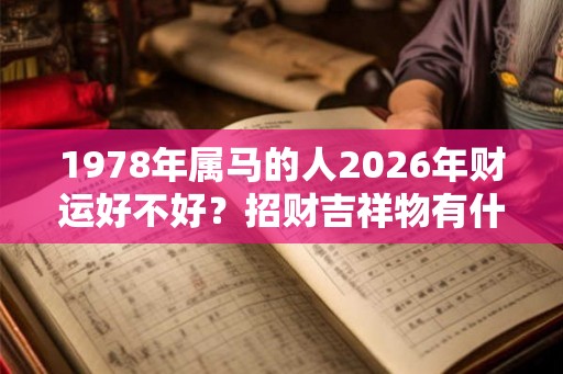 1978年属马的人2026年财运好不好?招财吉祥物有什么? 1978年属马的人2026年财运好不好?招财吉祥物有什么?