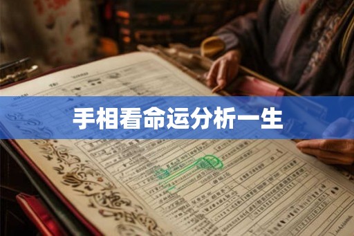 手相看命运分析一生