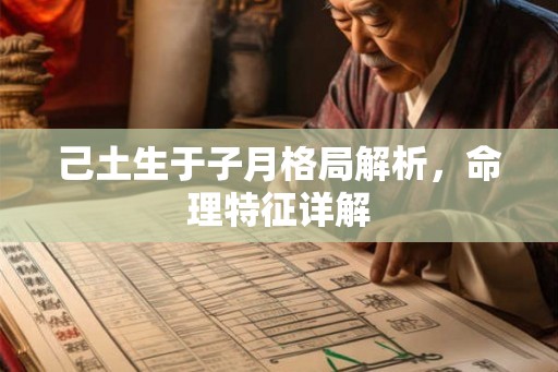 己土生于子月格局解析，命理特征详解