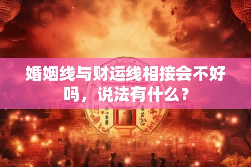 婚姻线与财运线相接会不好吗,说法有什么? 婚姻线与财运线相接会不好吗,说法有什么?