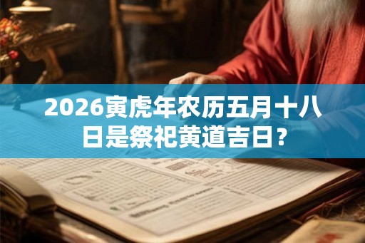 2026寅虎年农历五月十八日是祭祀黄道吉日？