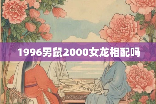 1996男鼠2000女龙相配吗