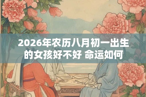 2026年农历八月初一出生的女孩好不好 命运如何