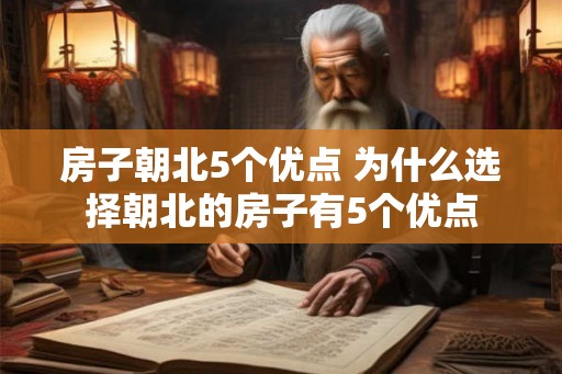 房子朝北5个优点 为什么选择朝北的房子有5个优点