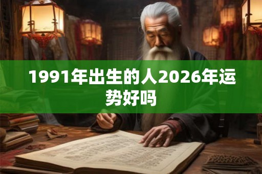 1991年出生的人2026年运势好吗