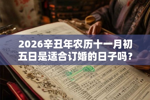 2026辛丑年农历十一月初五日是适合订婚的日子吗？