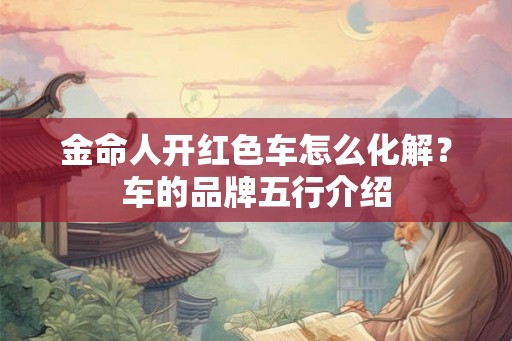 金命人开红色车怎么化解？车的品牌五行介绍