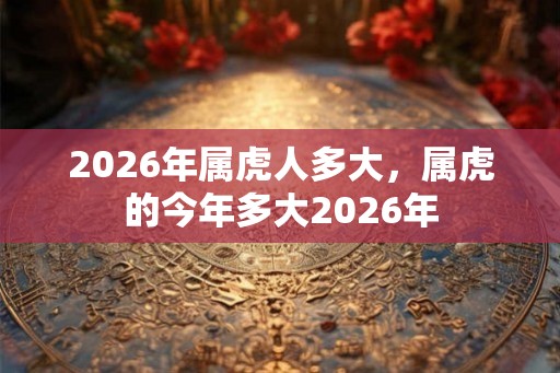 2026年属虎人多大，属虎的今年多大2026年