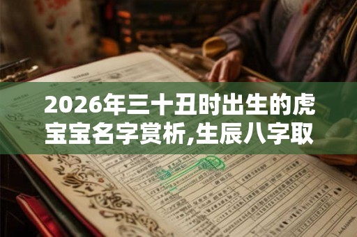 2026年三十丑时出生的虎宝宝名字赏析,生辰八字取名