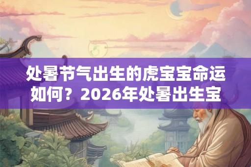 处暑节气出生的虎宝宝命运如何？2026年处暑出生宝宝性格分析