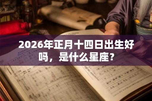 2026年正月十四日出生好吗，是什么星座？