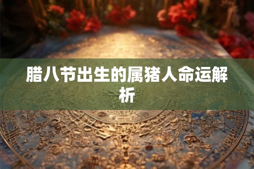 腊八节出生的属猪人命运解析 腊八节出生的属猪人命运解析
