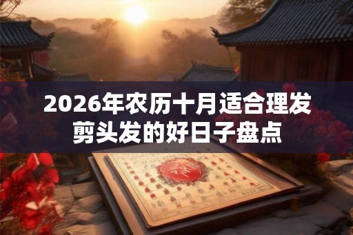 2026年农历十月适合理发剪头发的好日子盘点
