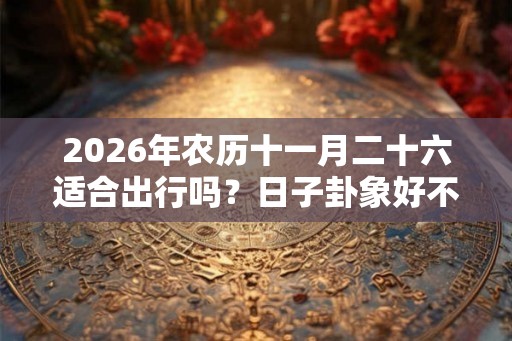 2026年农历十一月二十六适合出行吗？日子卦象好不好？