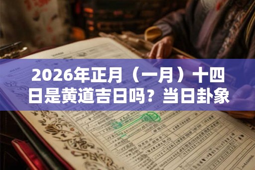 2026年正月（一月）十四日是黄道吉日吗？当日卦象怎么样？