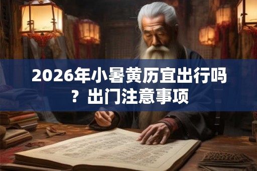 2026年小暑黄历宜出行吗？出门注意事项