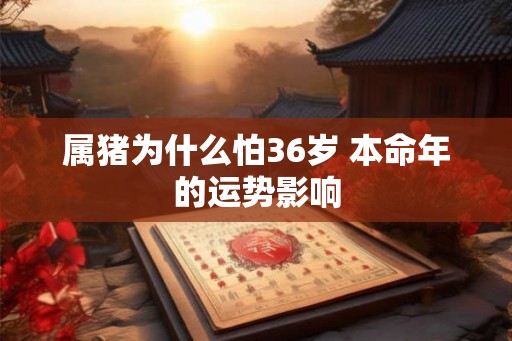 属猪为什么怕36岁 本命年的运势影响