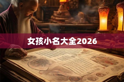 女孩小名大全2026