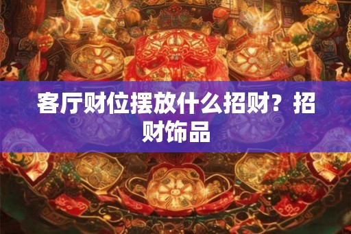 客厅财位摆放什么招财？招财饰品