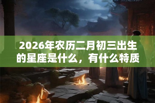 2026年农历二月初三出生的星座是什么，有什么特质？