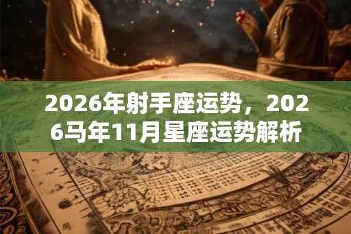 2026年射手座运势，2026马年11月星座运势解析
