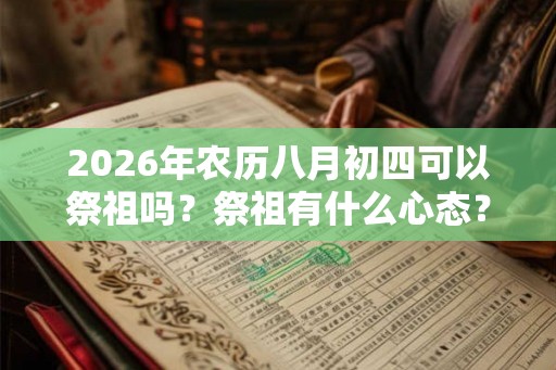2026年农历八月初四可以祭祖吗?祭祖有什么心态? 2026年农历八月初四可以祭祖吗?祭祖有什么心态?