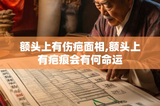 额头上有伤疤面相,额头上有疤痕会有何命运