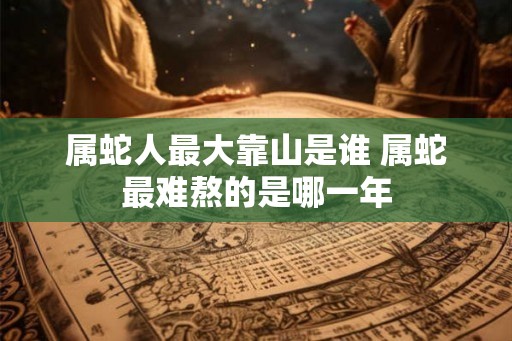 属蛇人最大靠山是谁 属蛇最难熬的是哪一年