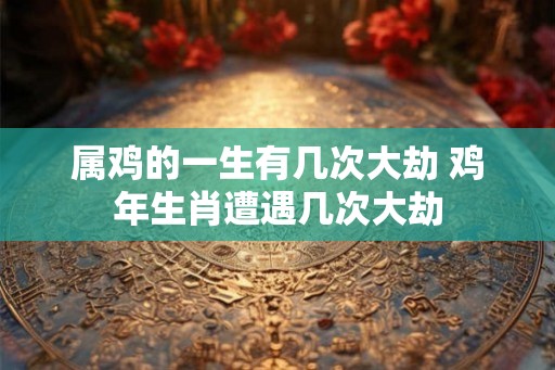 属鸡的一生有几次大劫 鸡年生肖遭遇几次大劫