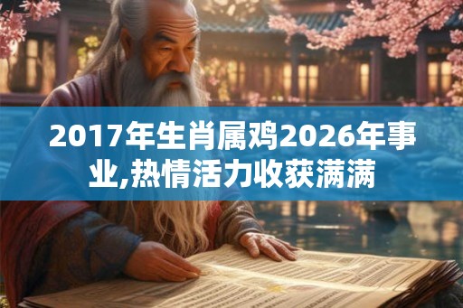 2017年生肖属鸡2026年事业,热情活力收获满满