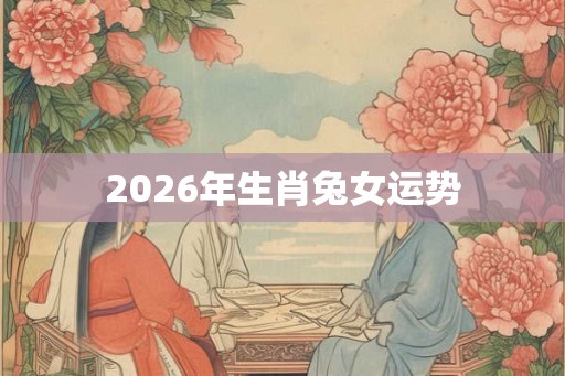 2026年生肖兔女运势