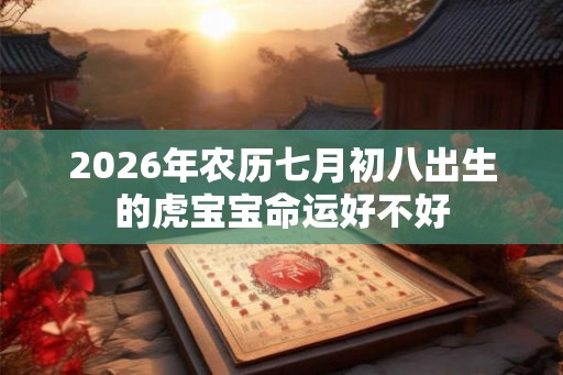 2026年农历七月初八出生的虎宝宝命运好不好 2026年农历七月初八出生的虎宝宝命运好不好