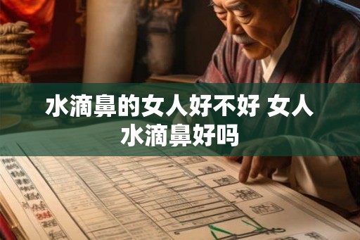 水滴鼻的女人好不好 女人水滴鼻好吗