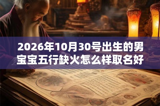 2026年10月30号出生的男宝宝五行缺火怎么样取名好
