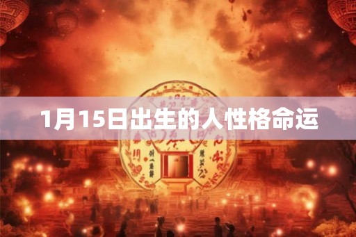 1月15日出生的人性格命运