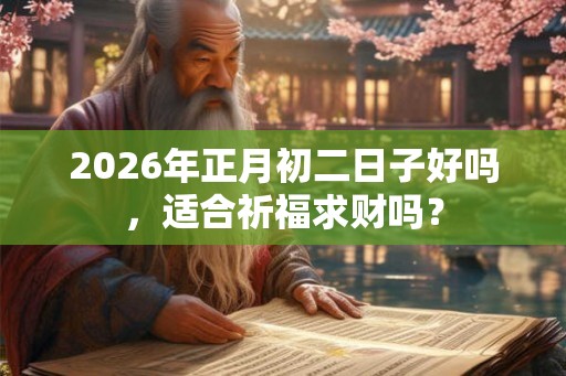 2026年正月初二日子好吗，适合祈福求财吗？