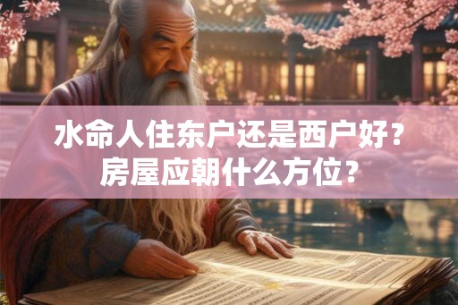 水命人住东户还是西户好？房屋应朝什么方位？