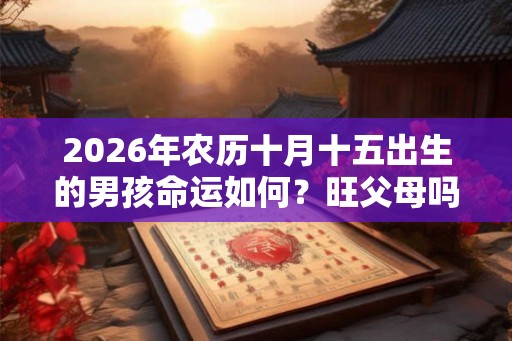 2026年农历十月十五出生的男孩命运如何？旺父母吗？