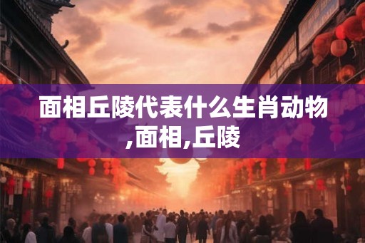 面相丘陵代表什么生肖动物,面相,丘陵