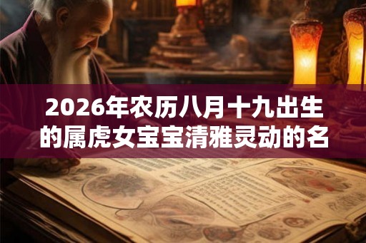 2026年农历八月十九出生的属虎女宝宝清雅灵动的名字精选