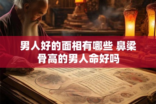男人好的面相有哪些 鼻梁骨高的男人命好吗 男人好的面相有哪些 鼻梁骨高的男人命好吗