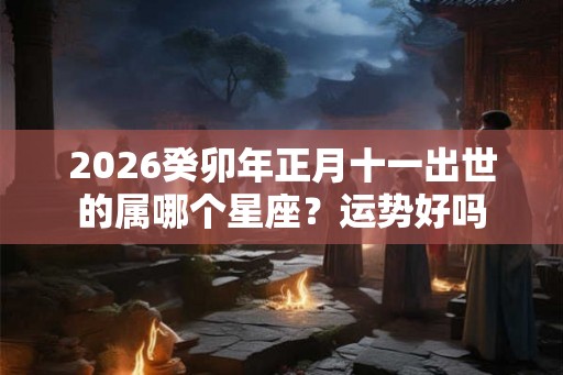 2026癸卯年正月十一出世的属哪个星座？运势好吗