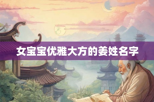 女宝宝优雅大方的姜姓名字 女宝宝优雅大方的姜姓名字