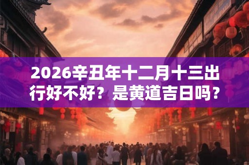 2026辛丑年十二月十三出行好不好？是黄道吉日吗？