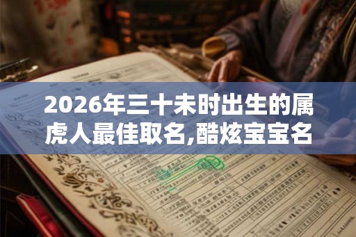 2026年三十未时出生的属虎人最佳取名,酷炫宝宝名字