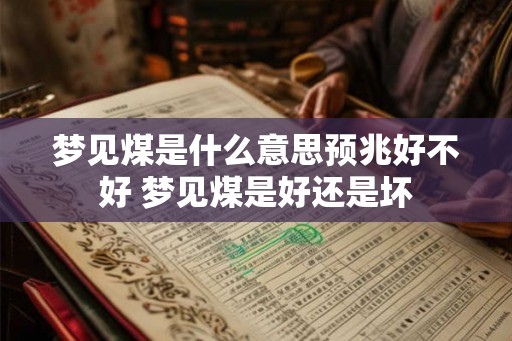 梦见煤是什么意思预兆好不好 梦见煤是好还是坏