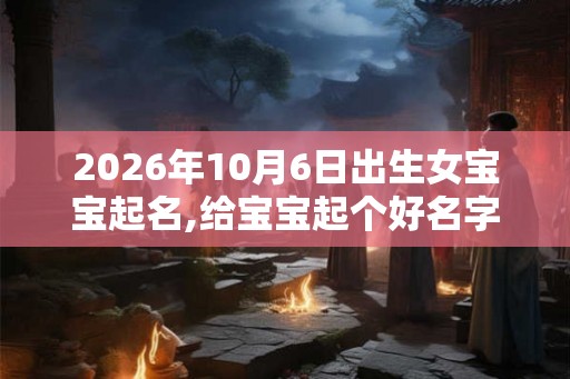 2026年10月6日出生女宝宝起名,给宝宝起个好名字 2026年10月6日出生女宝宝起名,给宝宝起个好名字