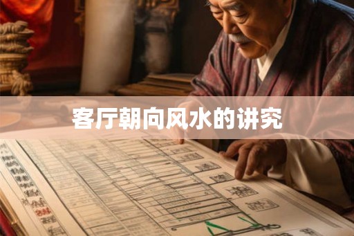 客厅朝向风水的讲究