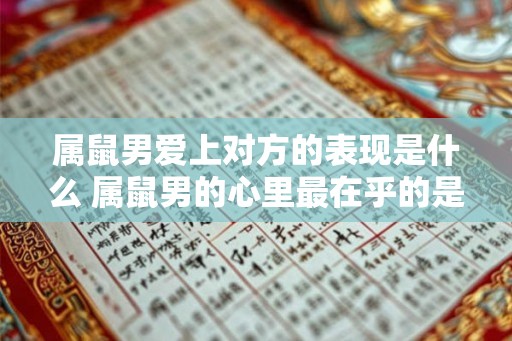 属鼠男爱上对方的表现是什么 属鼠男的心里最在乎的是什么
